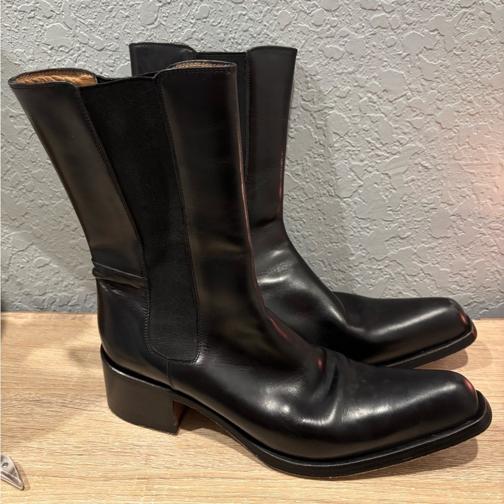Gianni Barbato square toe boots sz 8